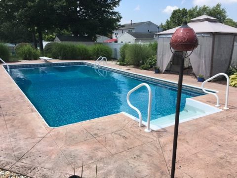 in-ground pool process