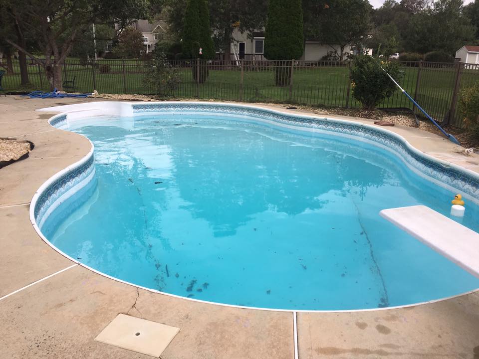 Before Vinyl Liner Replacement